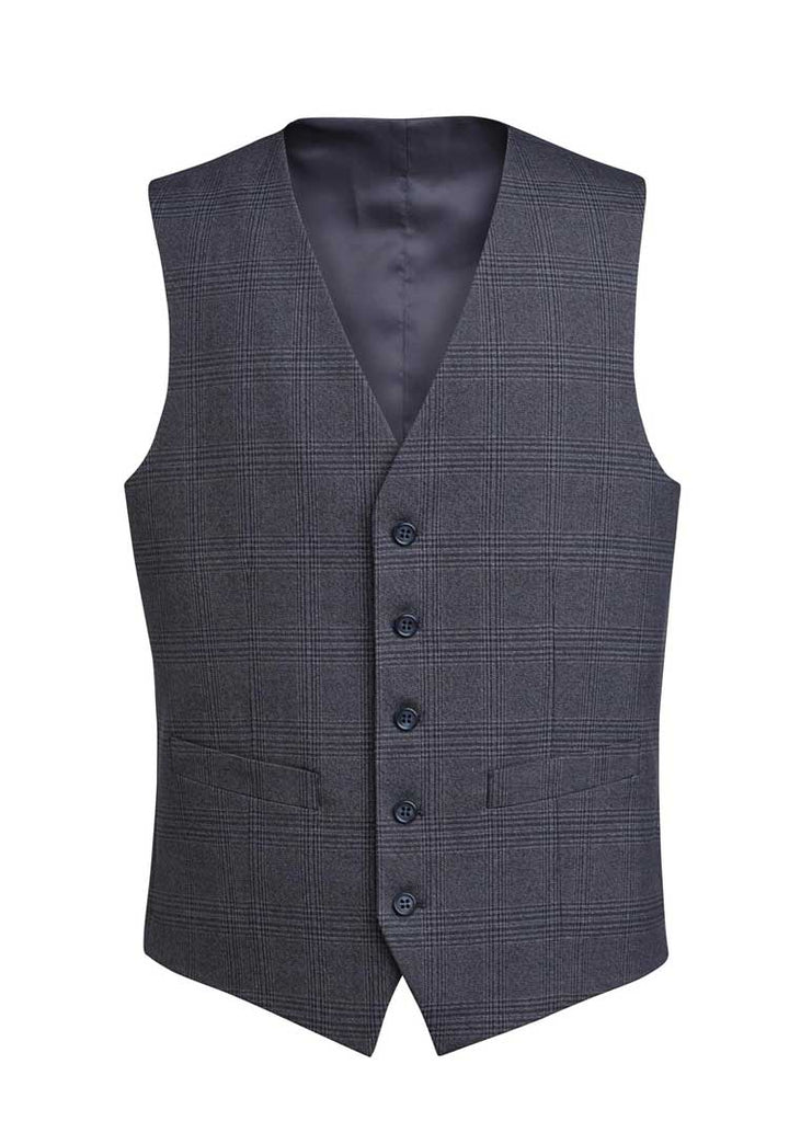 Emilio Check Waistcoat - The Work Uniform Company