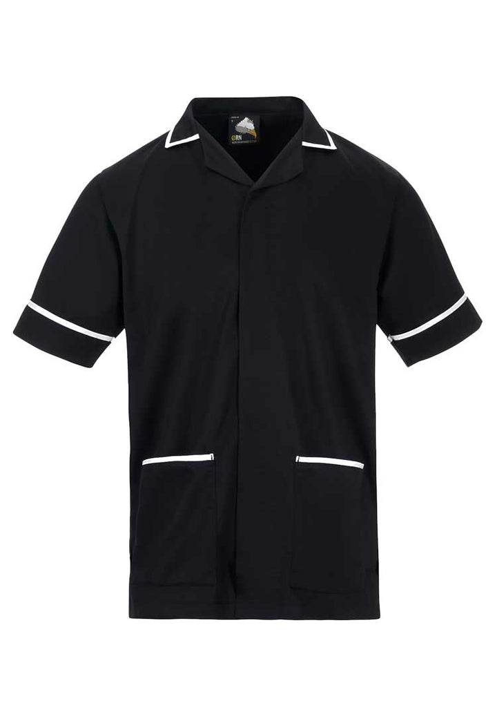 8500 Darwin Male Tunic - The Work Uniform Company black/white