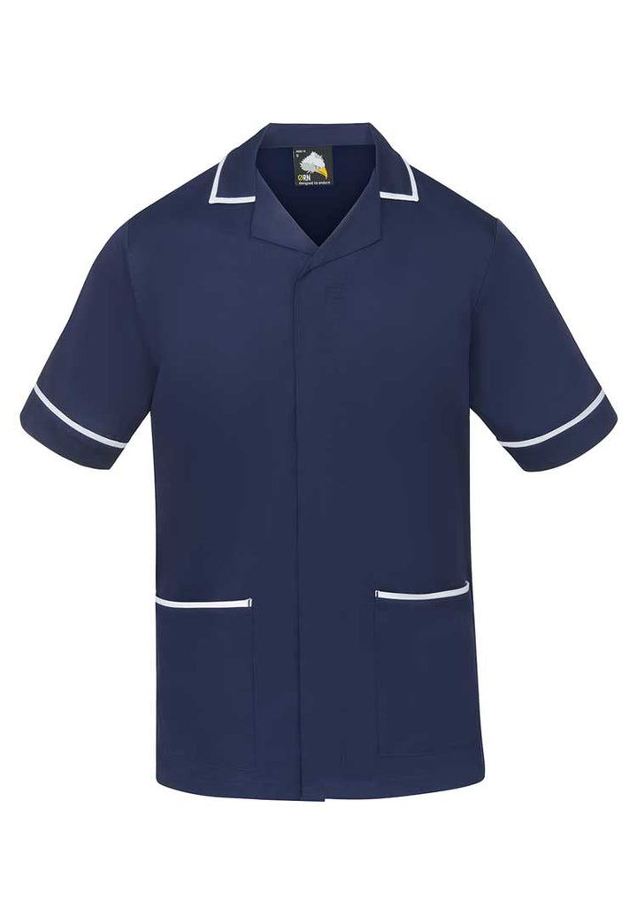 8500 Darwin Male Tunic - The Work Uniform Company navy/white