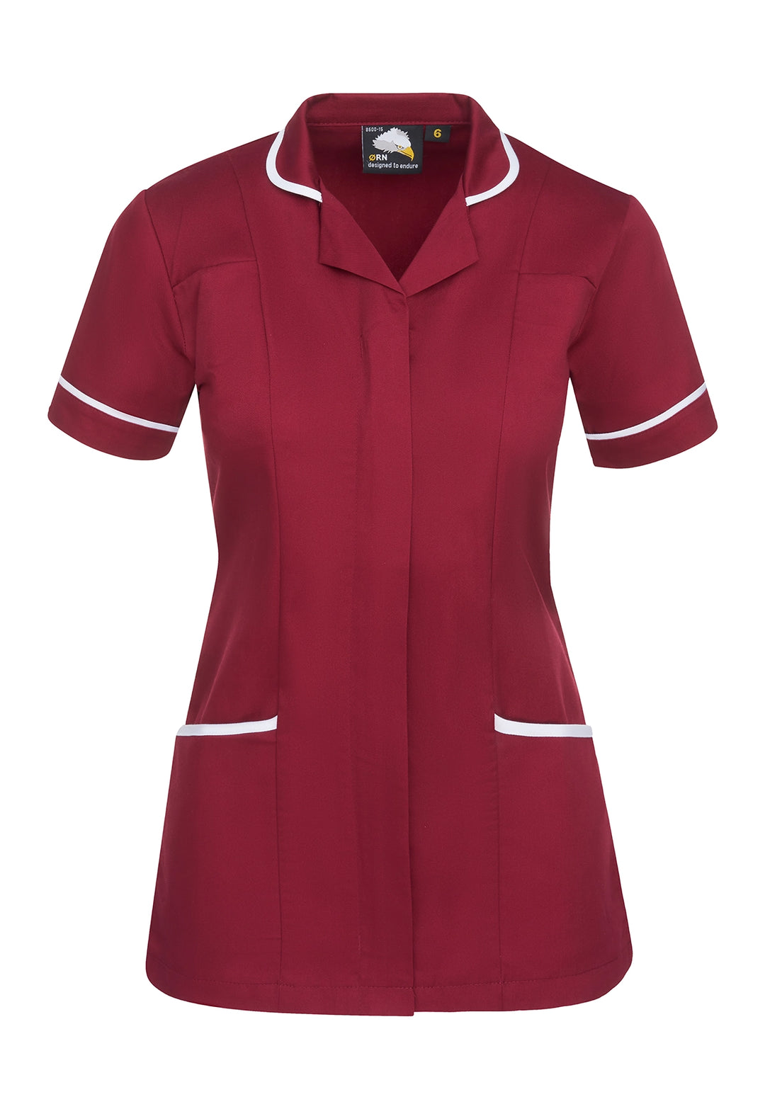 8600 Florence Ladies Tunic (Red) - The Work Uniform Company