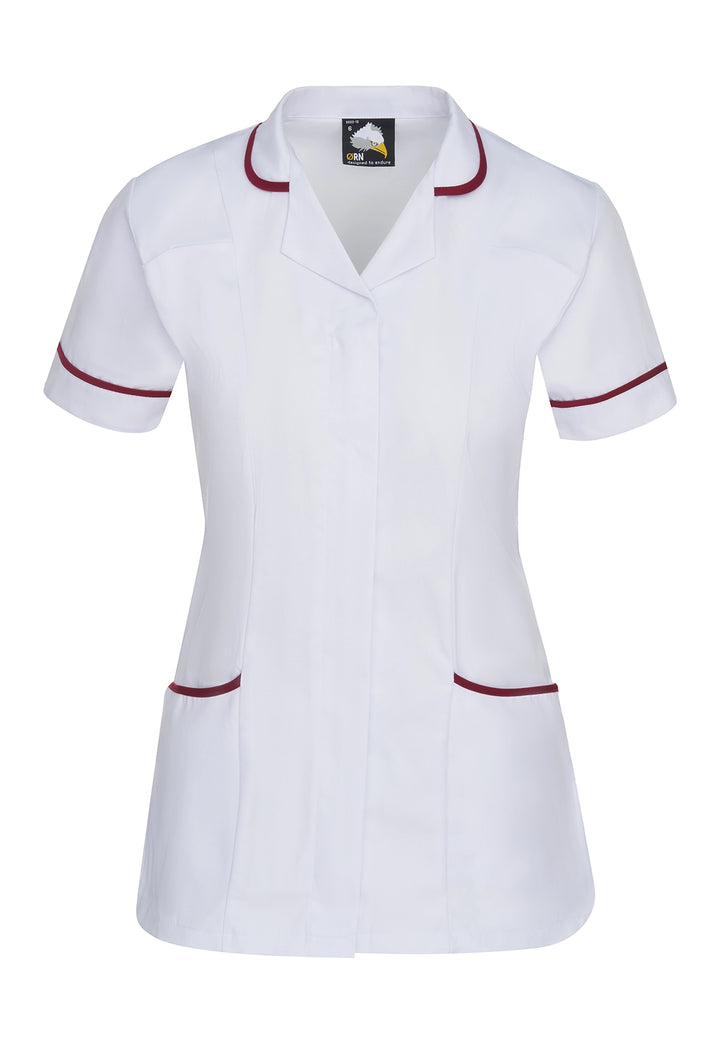8600 Florence Ladies Tunic (White) - The Work Uniform Company