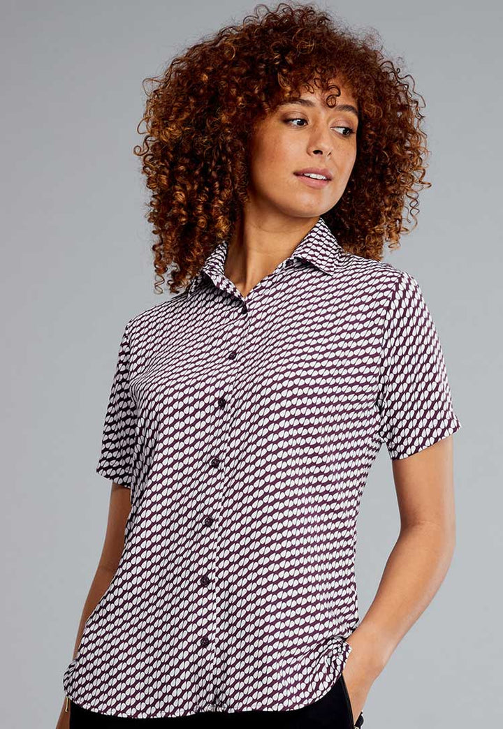 Disley Ava Patterned Blouse - The Work Uniform Company