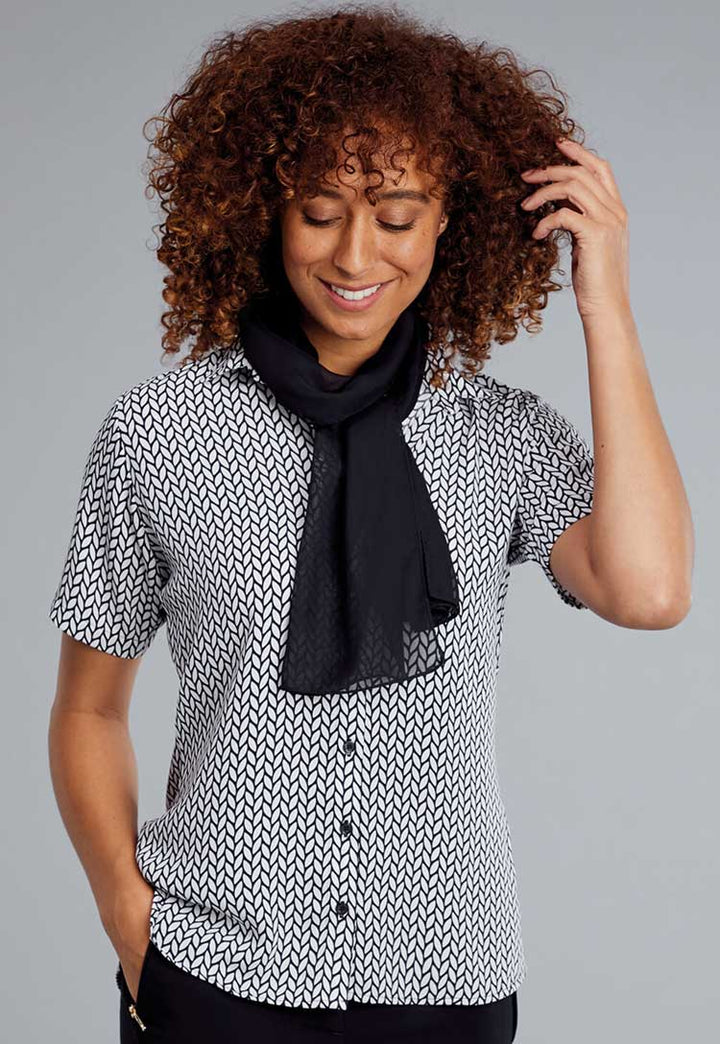 Disley Ava Patterned Blouse - The Work Uniform Company