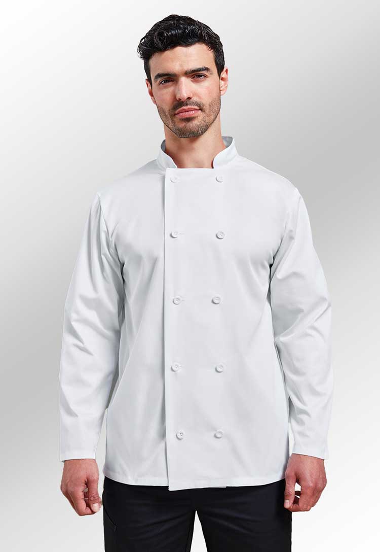 Long Sleeve Chef's Jacket PR657 - The Work Uniform Company