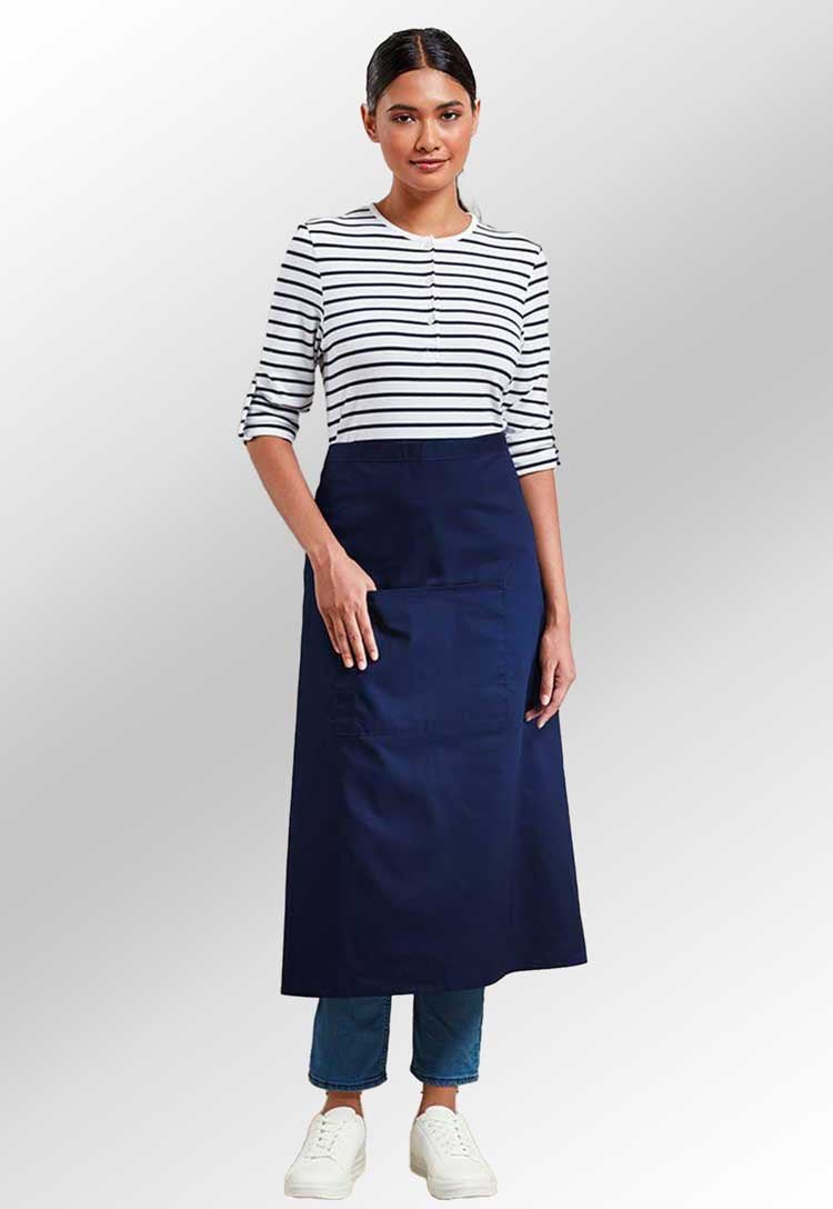 Bar Apron 80cm PR158 - The Work Uniform Company