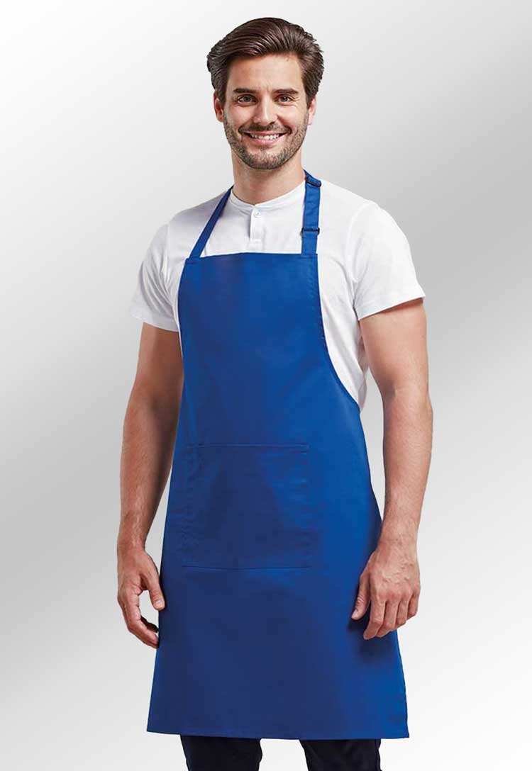 Bib Apron With Pocket PR154 - The Work Uniform Company