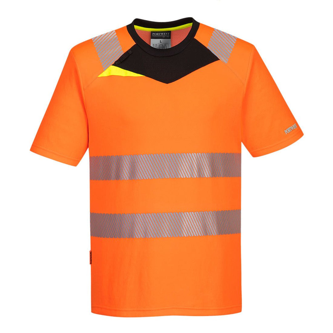 DX4 Hi - Vis T-Shirt S/S DX413 - The Work Uniform Company
