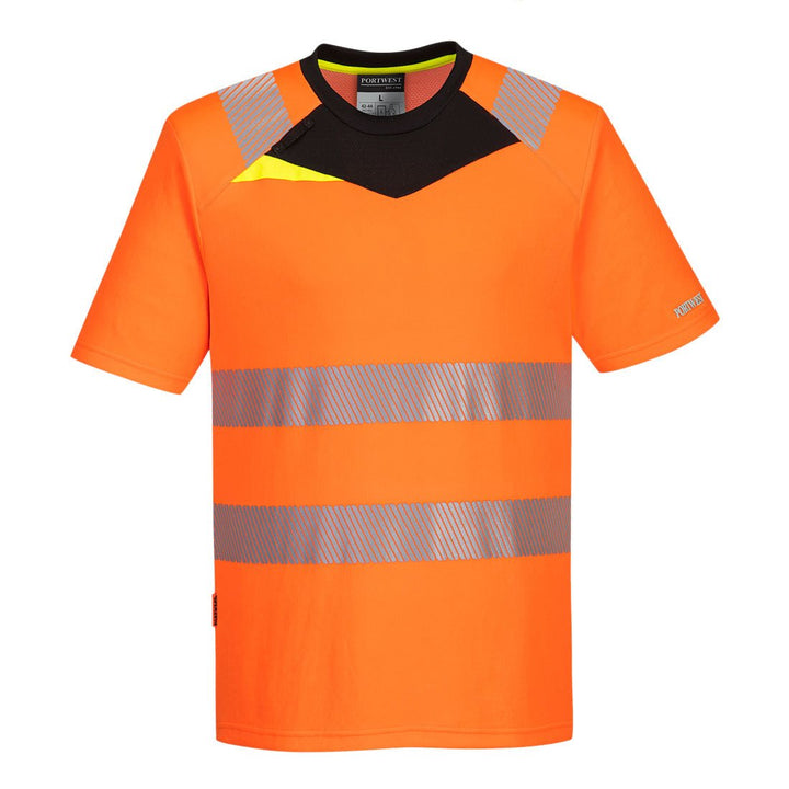 DX4 Hi - Vis T-Shirt S/S DX413 - The Work Uniform Company