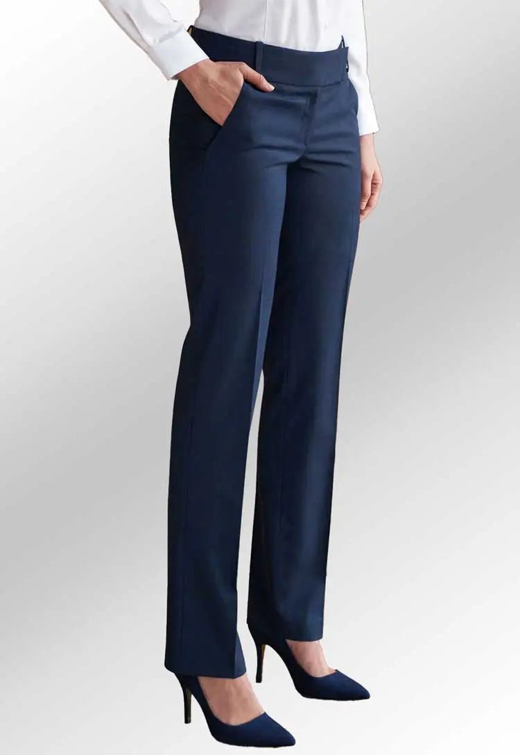 Genoa Tailored Leg Check Trousers - The Work Uniform Company