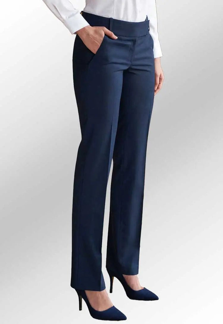 Genoa Tailored Leg Check Trousers - The Work Uniform Company