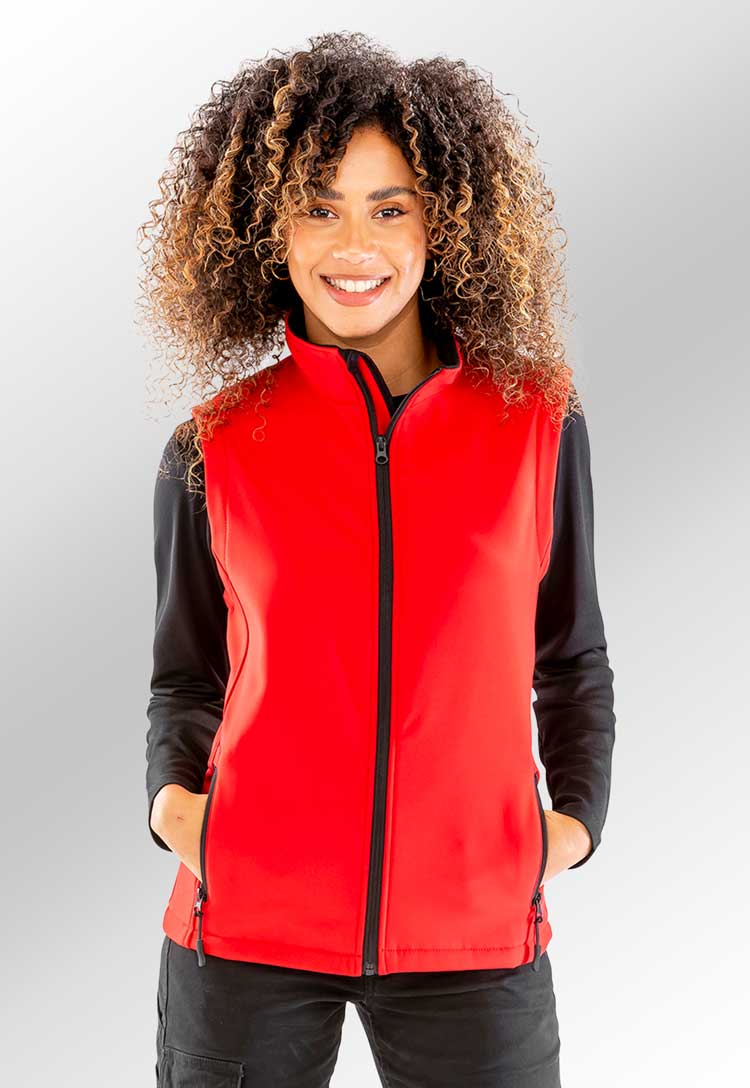 Ladies Printable Softshell Bodywarmer - The Work Uniform Company