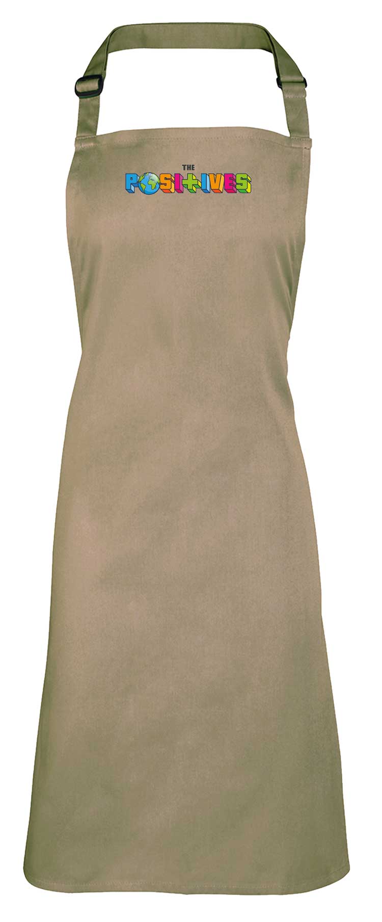 Colours Bib Apron with Positives Logo PR150 - The Work Uniform Company