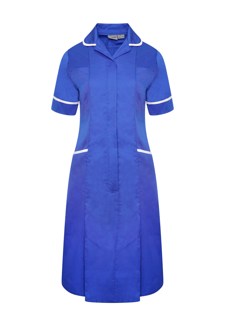 Royal Blue Nurse Dress NCLD - The Work Uniform Company