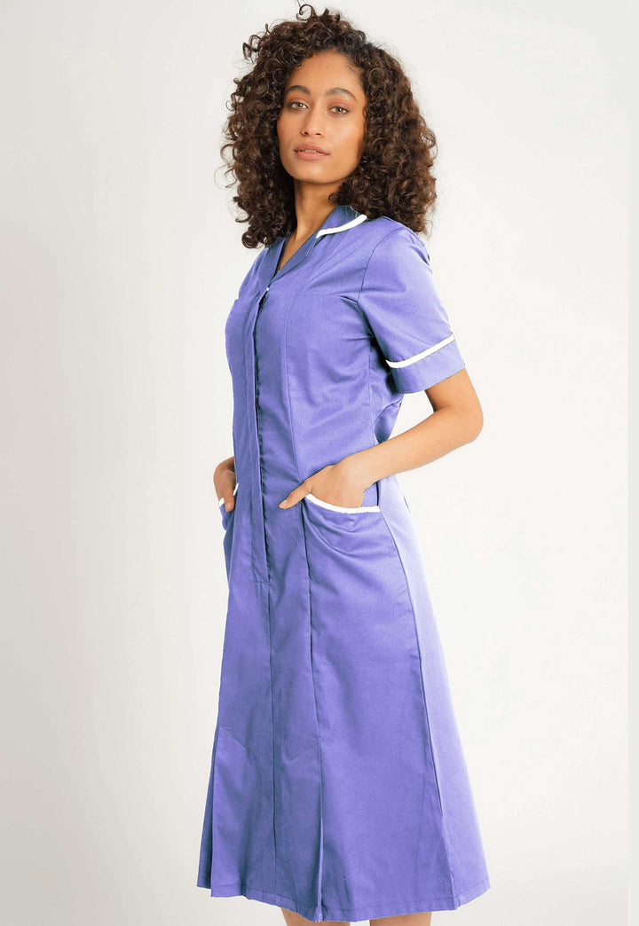 Royal Blue Nurse Dress NCLD - The Work Uniform Company