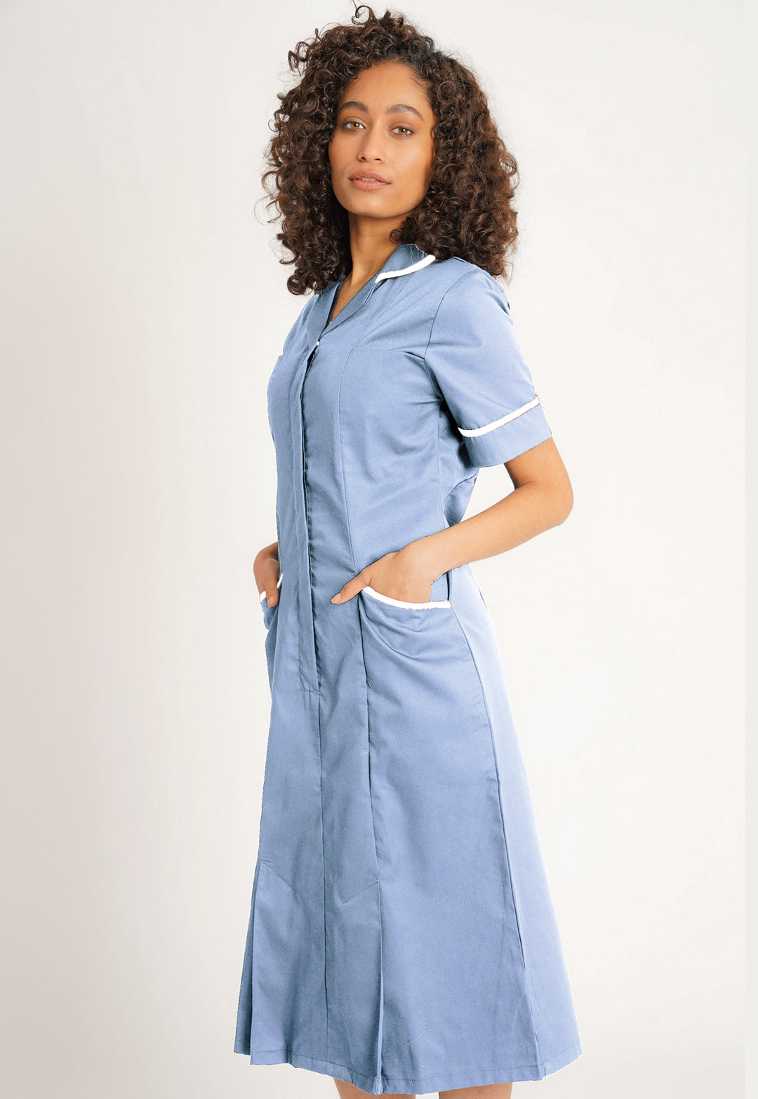Light Blue Nurse Dress NCLD - The Work Uniform Company