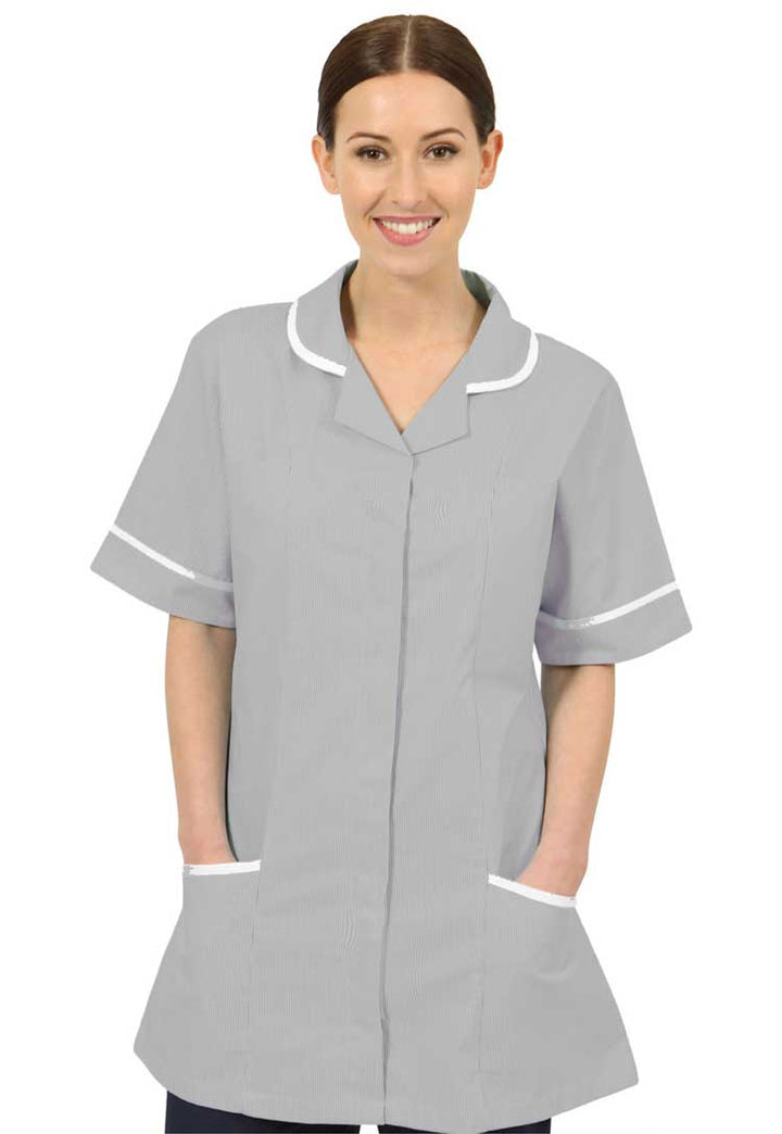 Women's Healthcare Striped Nurses Tunic NCLTPS - The Work Uniform Company