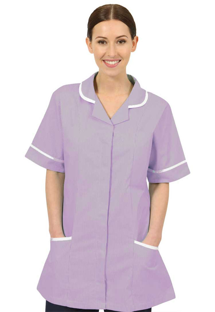 Women's Healthcare Striped Nurses Tunic NCLTPS - The Work Uniform Company
