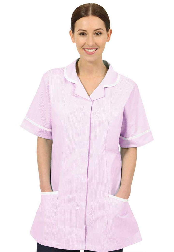 Women's Healthcare Striped Nurses Tunic NCLTPS - The Work Uniform Company
