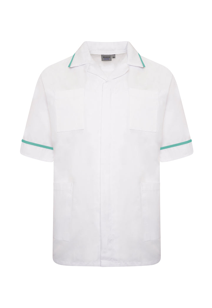 Branded Men's Tunic for Nursery Staff (Pack of 8) - The Work Uniform Company