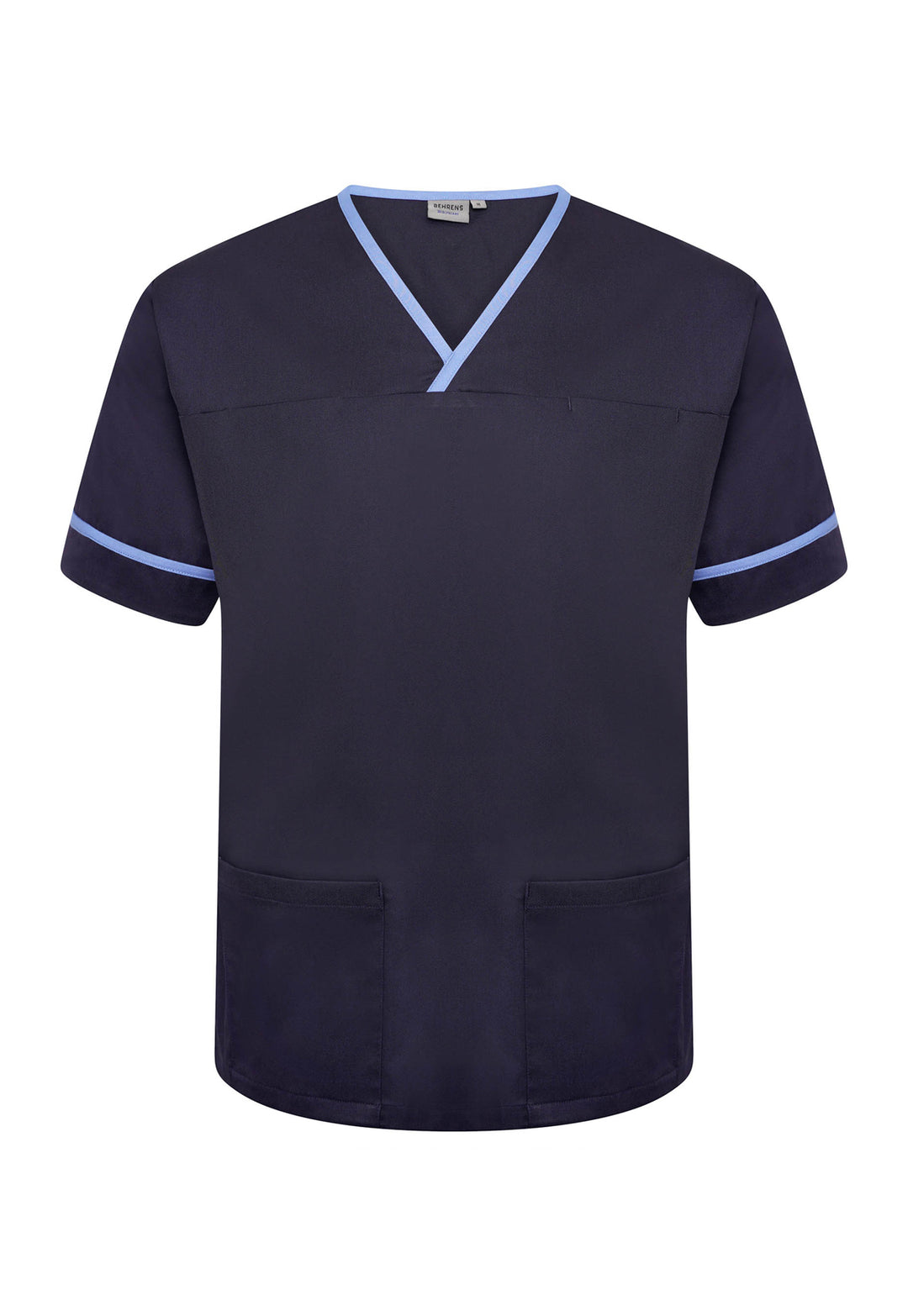 Unisex Contrast Trim Scrub Top NSTT - The Work Uniform Company