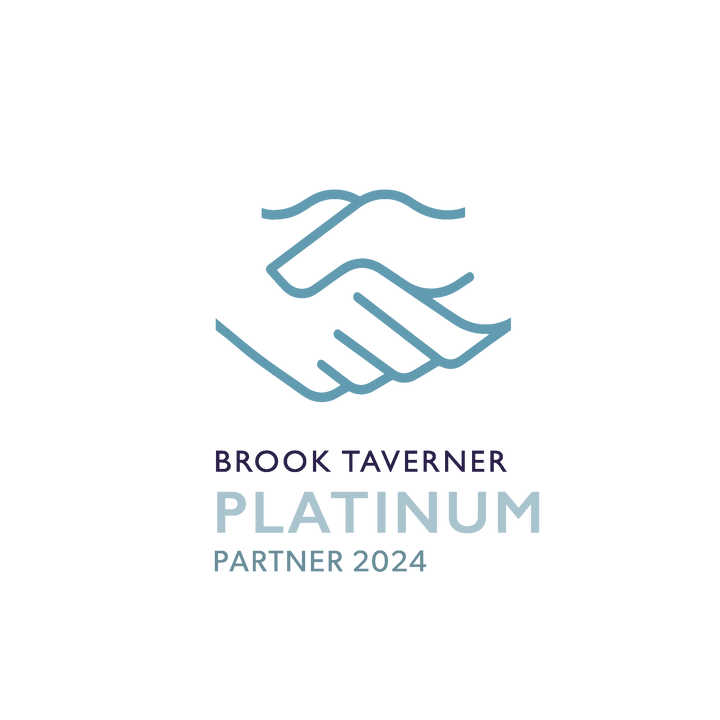 Brook Taverner platinum partner 2024 logo