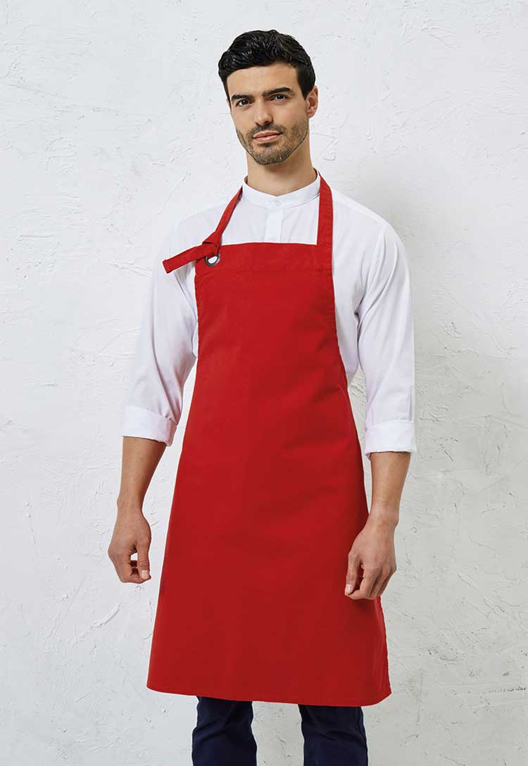 Heavy Cotton Canvas Bib Apron PR130 - The Work Uniform Company