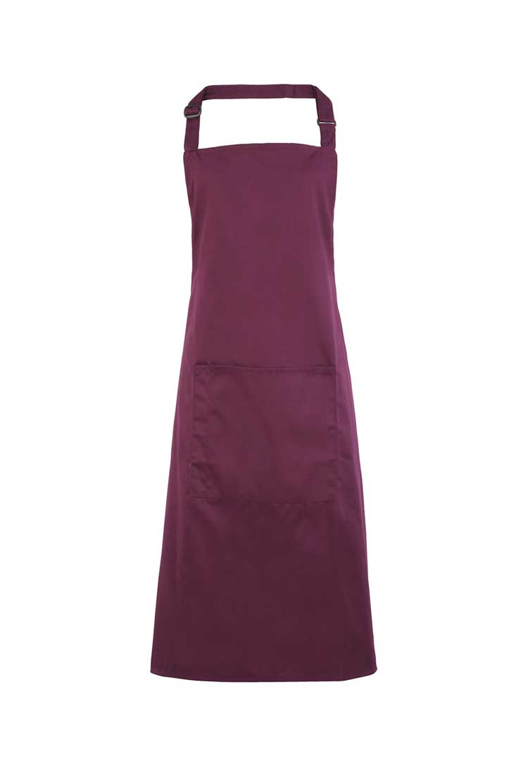 Bib Apron With Pocket PR154 - The Work Uniform Company