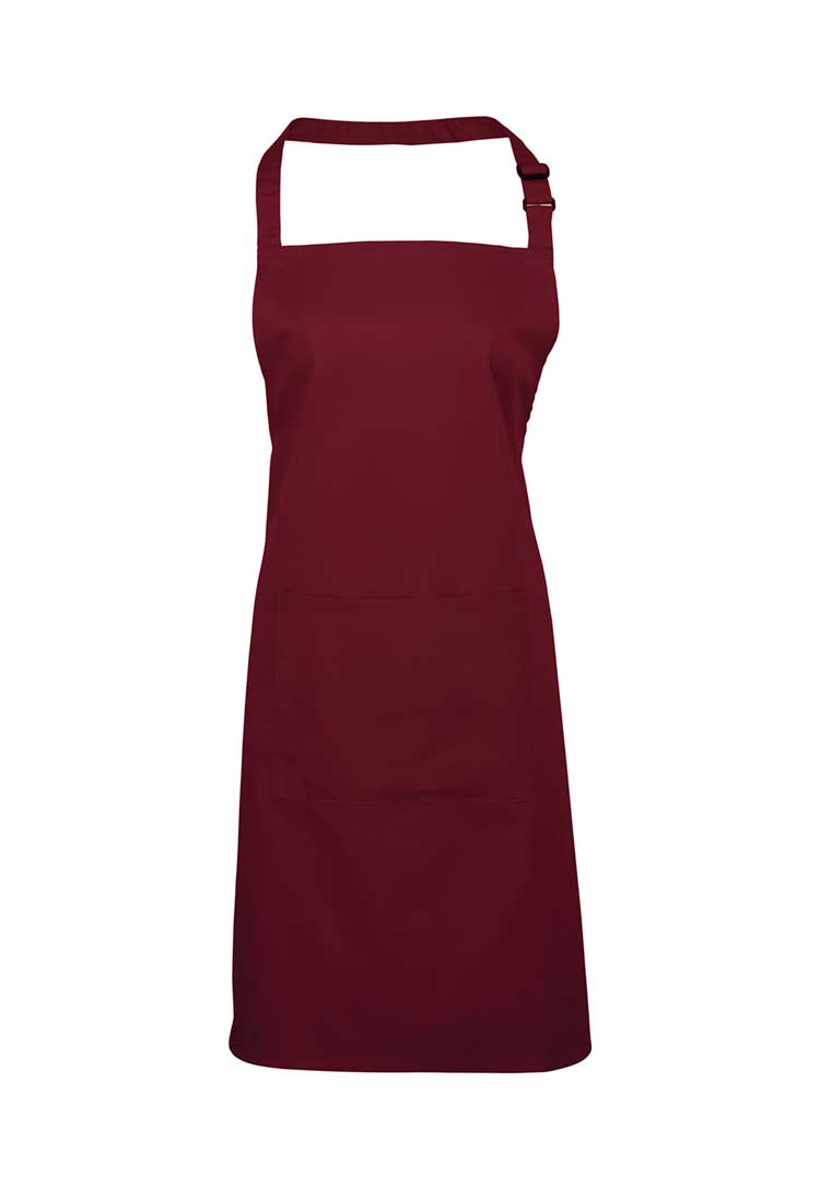 Bib Apron With Pocket PR154 - The Work Uniform Company