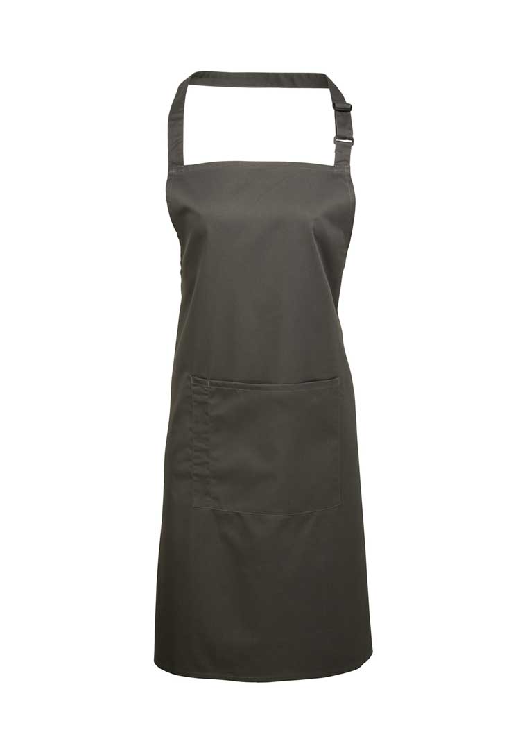 Bib Apron With Pocket PR154 - The Work Uniform Company