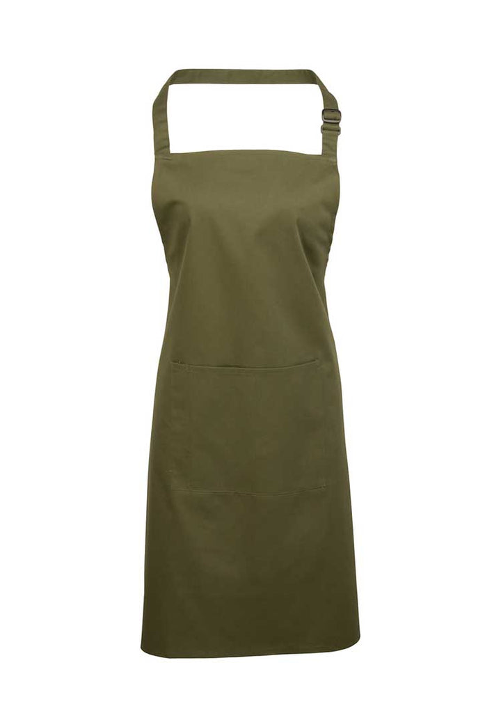 Bib Apron With Pocket PR154 - The Work Uniform Company