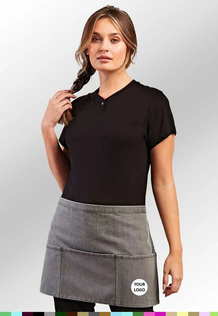 PR155 APRON - Bundle of 8 with Free Logo - The Work Uniform Company
