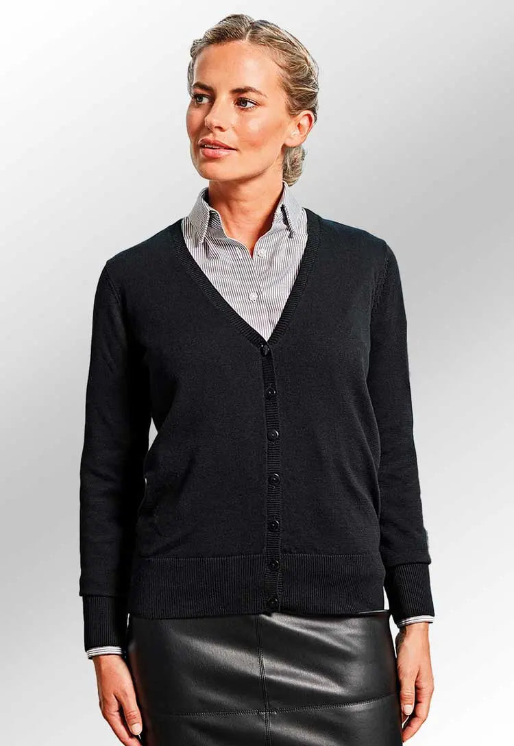 Women s Button Through Knitted Cardigan PR697