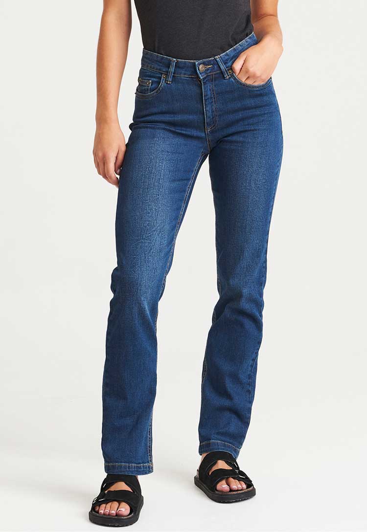 Ladies straight leg jeans hotsell