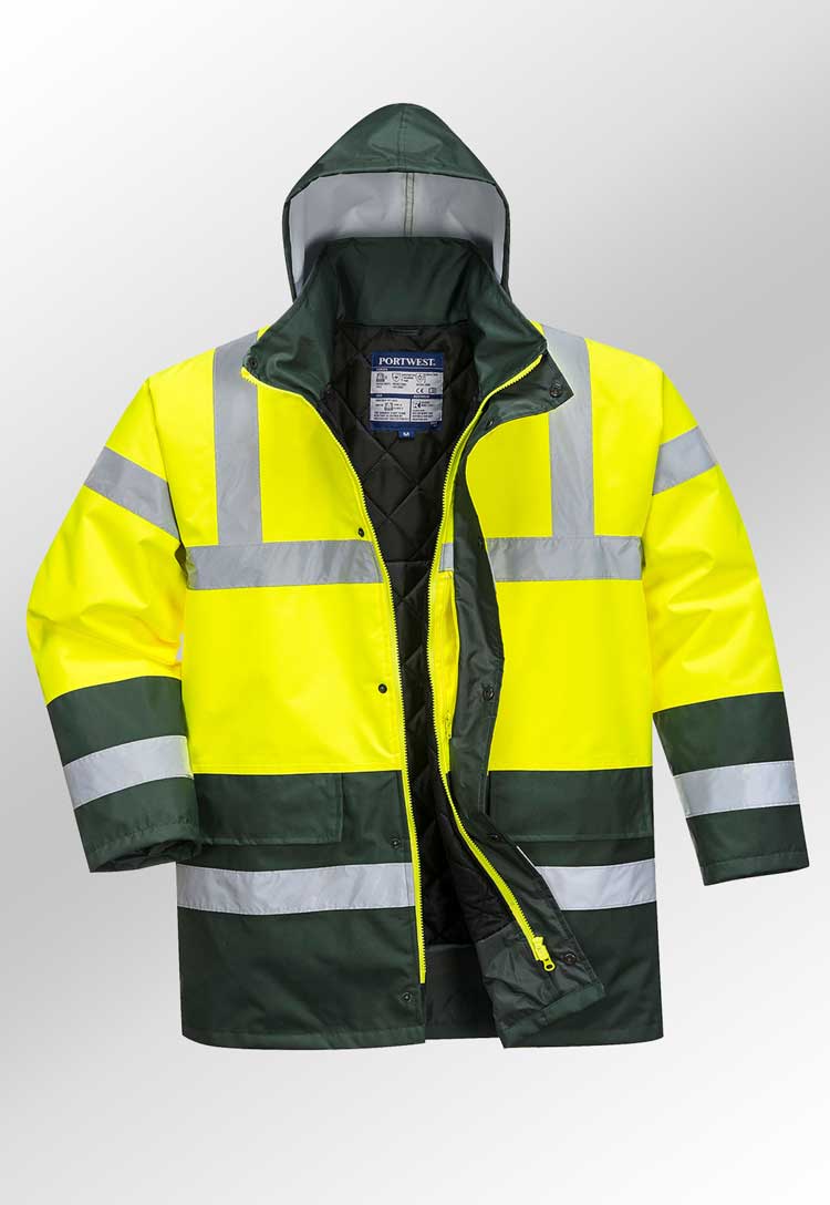 Ambulance Hi Vis Contrast Jacket with Logos - The Work Uniform Company