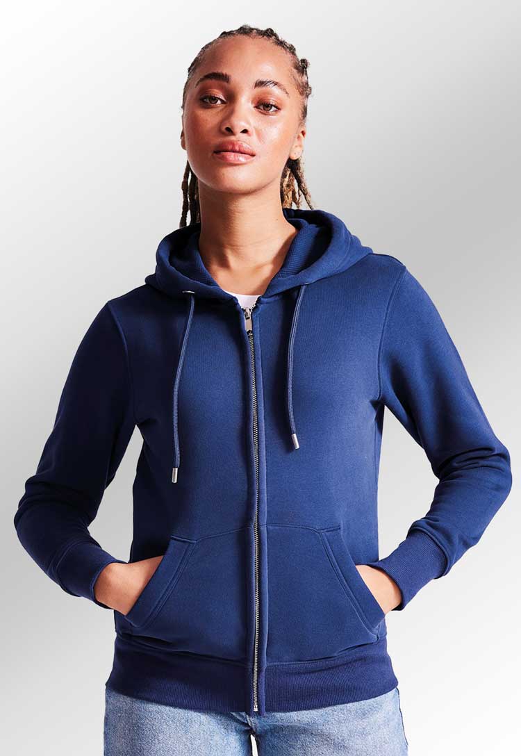 Women's Anthem Full - Zip Hoodie AM004 - The Work Uniform Company
