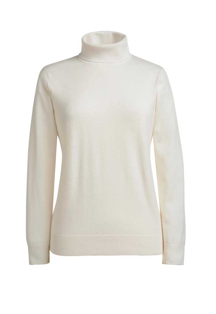 Athens Merino Wool Roll Neck Jumper - The Work Uniform Company