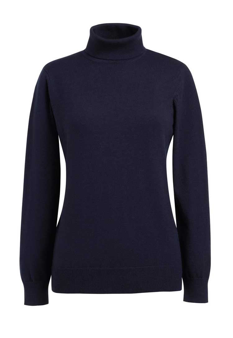 Athens Merino Wool Roll Neck Jumper - The Work Uniform Company