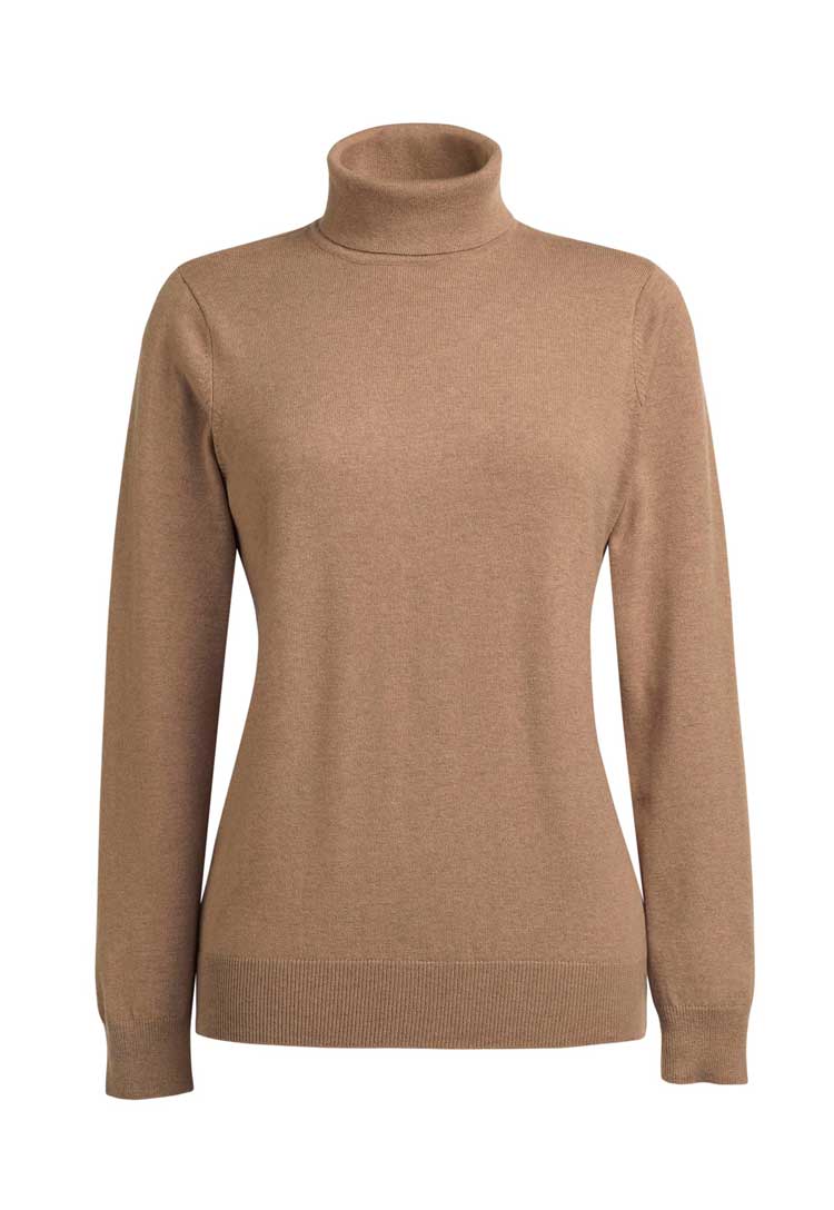 Athens Merino Wool Roll Neck Jumper - The Work Uniform Company