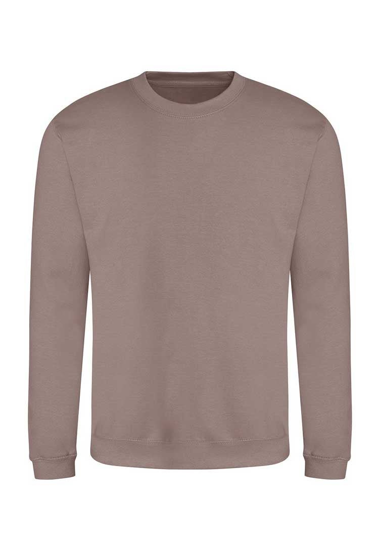 AWDis Sweatshirt (White, Brown, Neutral) JH030 - The Work Uniform Company