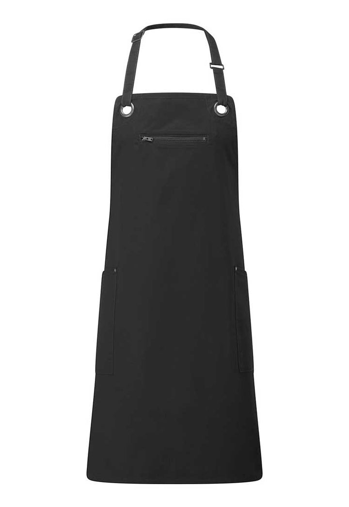 ‘Barley’ Contrast Stitch Bib Apron PR121 - The Work Uniform Company