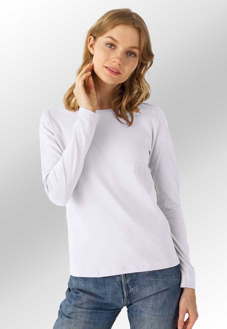 B&C Long Sleeve Women's T-Shirt - The Work Uniform Company