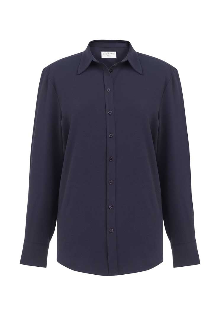 Bergamo Crepe de Chine Blouse - The Work Uniform Company