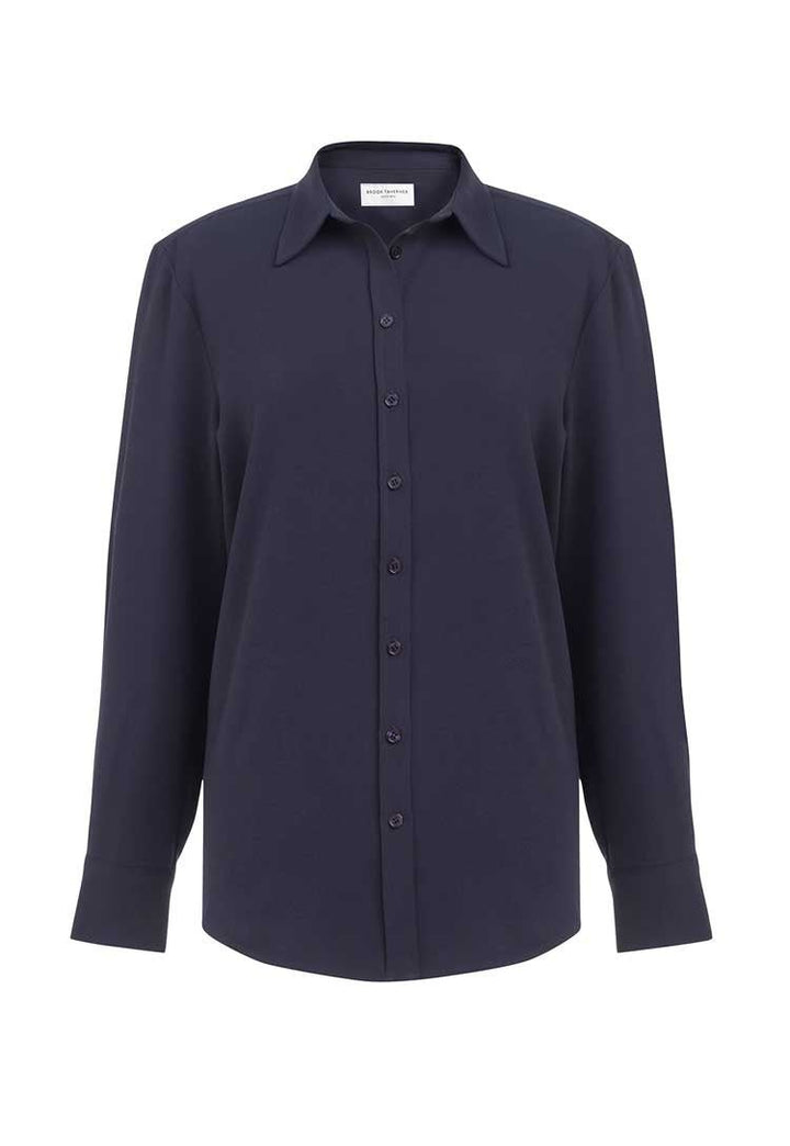 Bergamo Crepe de Chine Blouse - The Work Uniform Company
