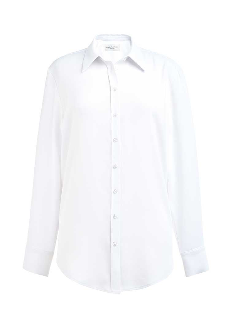 Bergamo Crepe de Chine Blouse - The Work Uniform Company