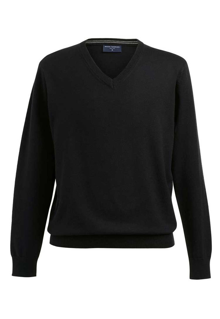 Berlin Merino Wool V - Neck Jumper - The Work Uniform Company