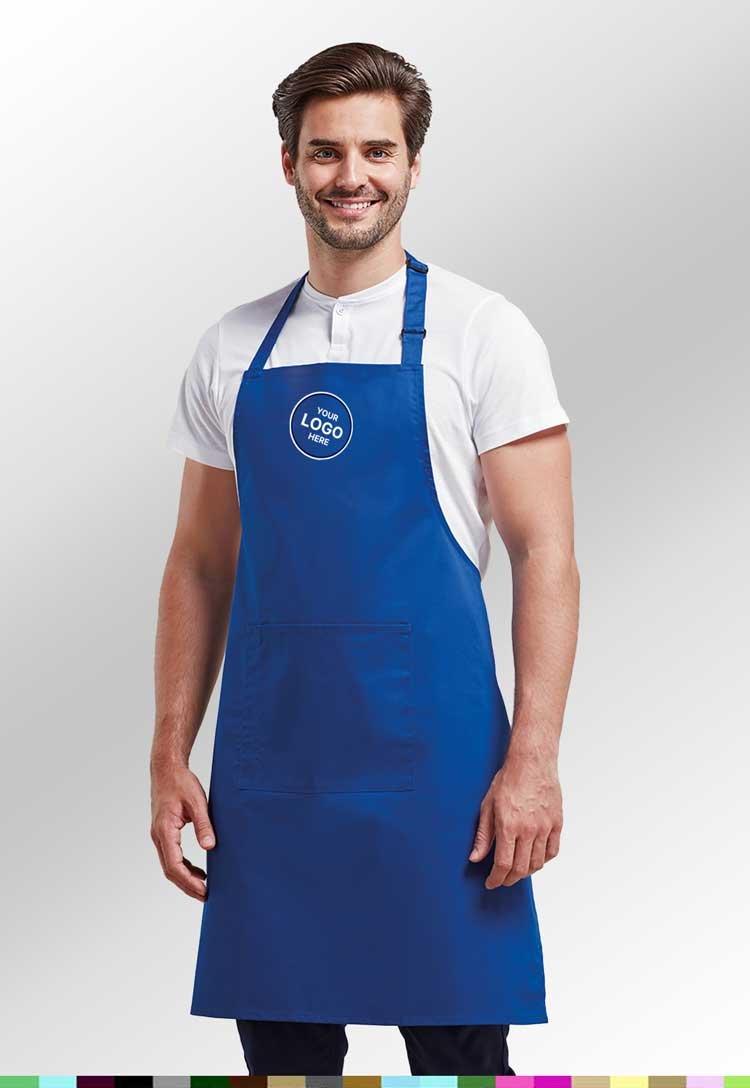 PR154 APRON - Bundle of 8 with Free Logo - The Work Uniform Company