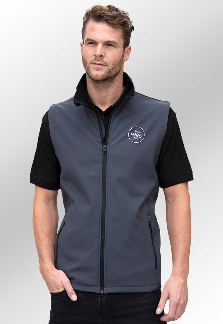 Softshell Bodywarmer - Bundle of 8 with Free Logos - The Work Uniform Company