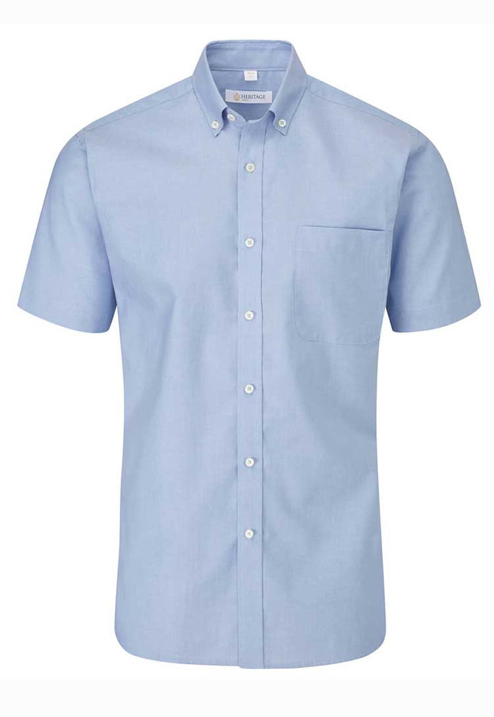 Bruff Oxford Classic Fit Short Sleeve Shirt - The Work Uniform Company
