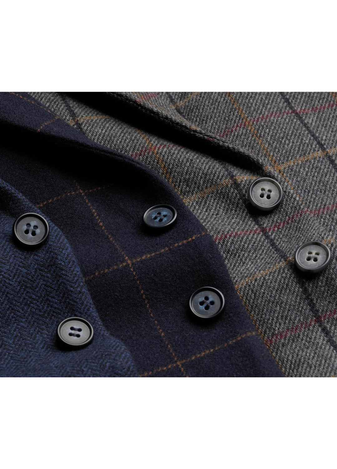Rockwood Men's Satin Back Tweed Waistcoat - The Work Uniform Company