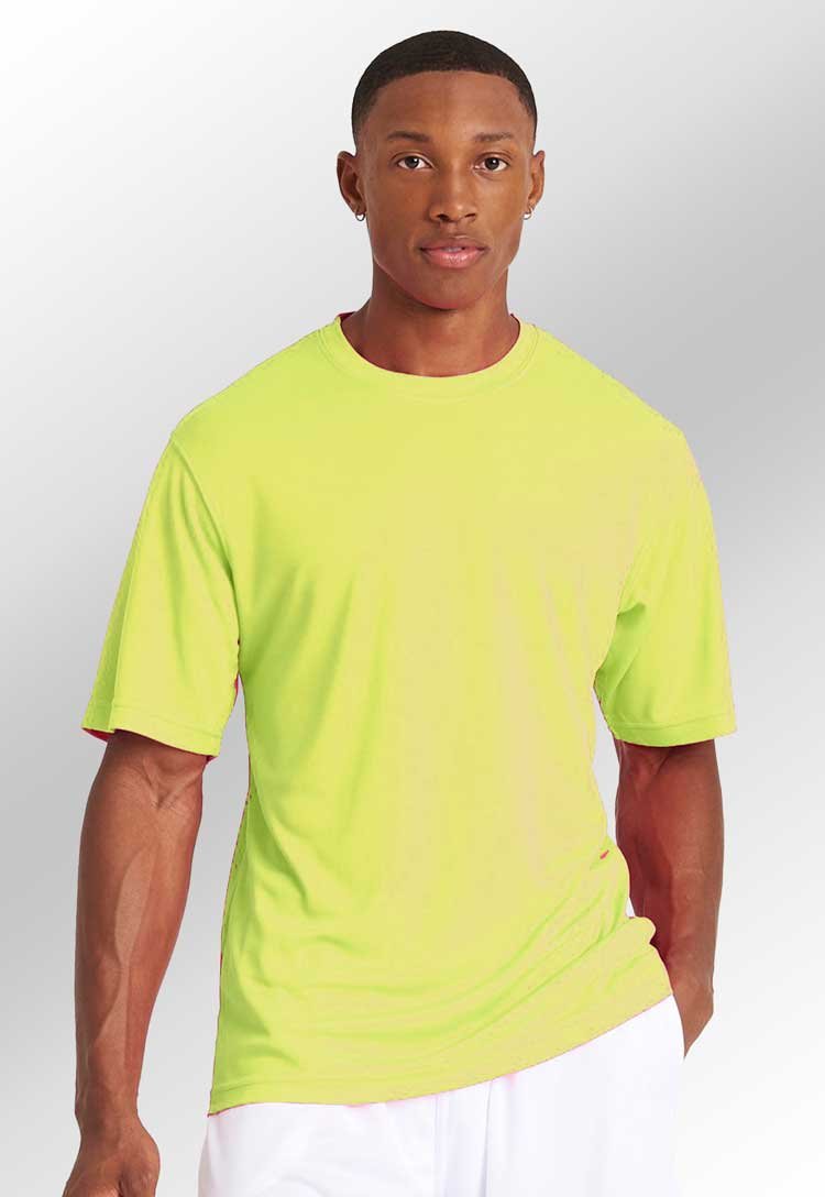 Men's Cool Tee (Red, Orange, Yellow) JC001 - The Work Uniform Company